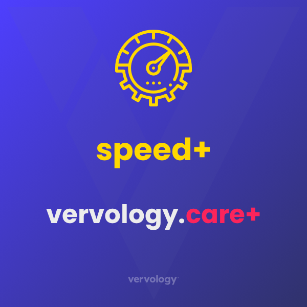 vervology care speed plan 600c