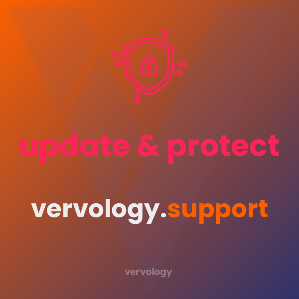 vervology support update and protect plan 600c